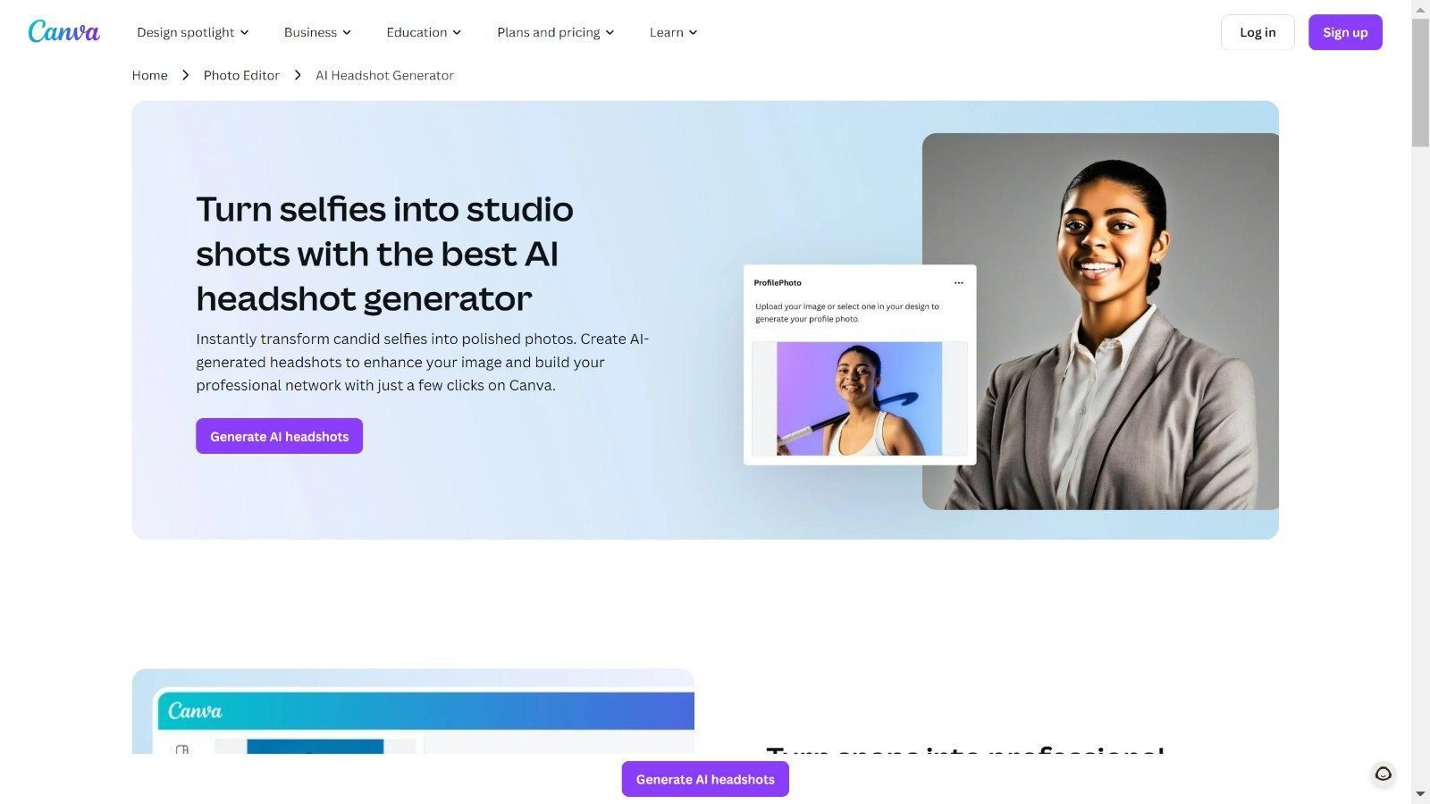 Canva AI Review: A Powerful Tool for Professional Headshots - PaularoAI