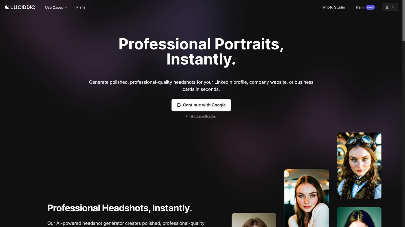 LucidPic AI Headshot Generator